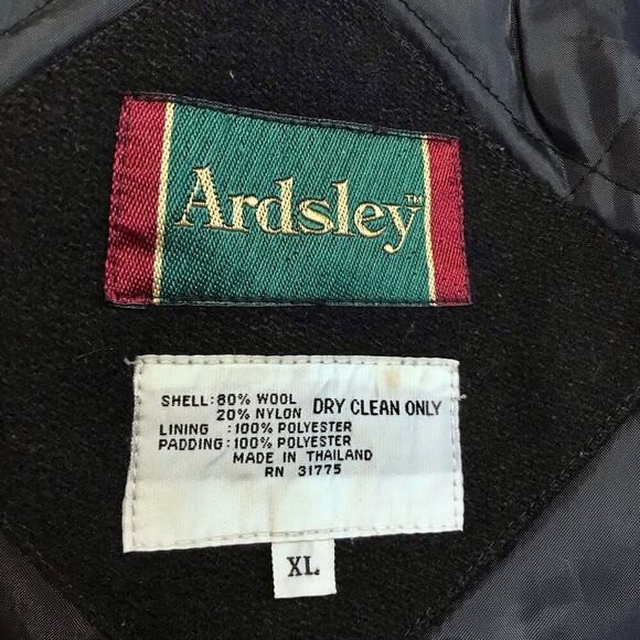 Ardsley Vintage Wool Bomber Jacket Men XL - Picture 9 of 10